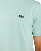 Streamline Embroidered T-Shirt in Aloe
