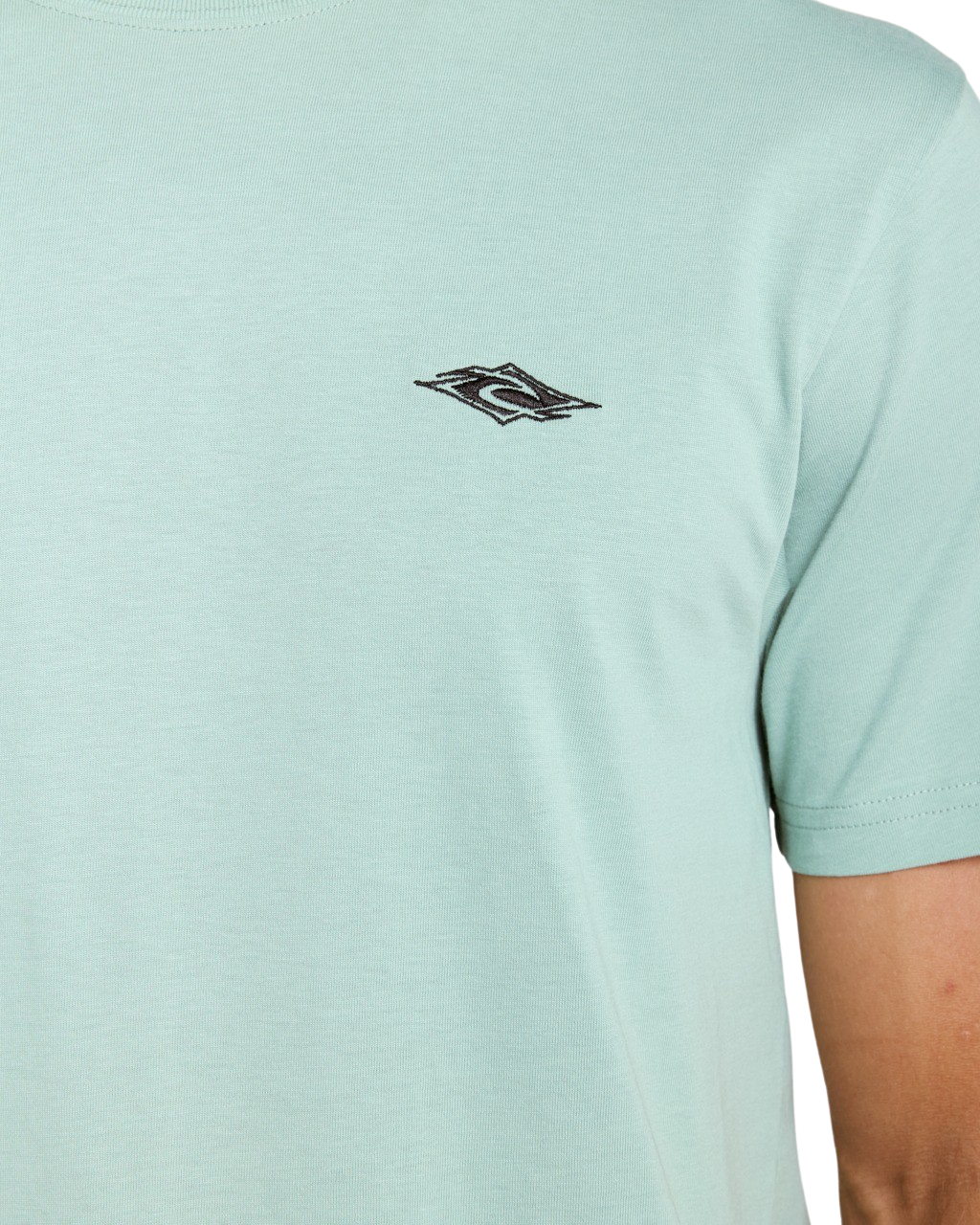 Streamline Embroidered T-Shirt in Aloe