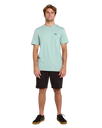 Streamline Embroidered T-Shirt in Aloe