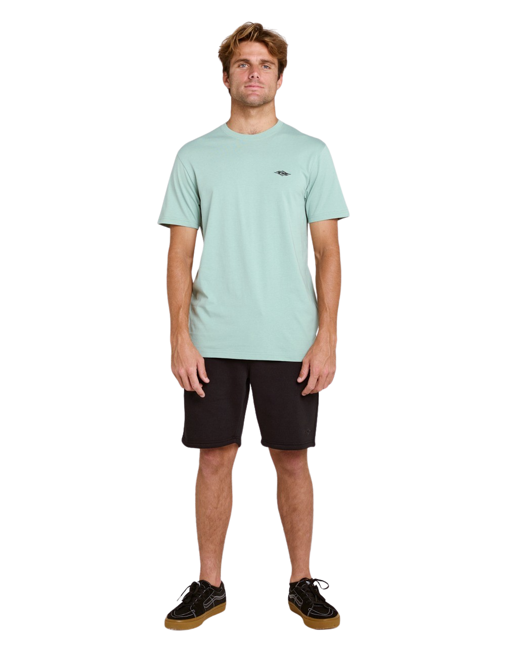 Streamline Embroidered T-Shirt in Aloe