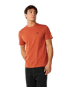 The Rip Curl Mens Streamline Embroidered T‑Shirt in Baked Clay