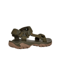 The Teva Mens Terra FI 5 Universal Sandals in Dark Olive & Honey