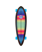 Iridescent Dot 33" Pintail Skateboard in Multi