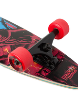 The Santa Cruz Stranger Things Screaming Hand Pintail Skateboard in Multi