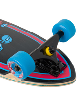 The Santa Cruz Stranger Things Screaming Hand Pintail Skateboard in Multi