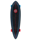 The Santa Cruz Stranger Things Screaming Hand Pintail Skateboard in Multi