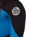 The Rip Curl Mens Omega 3/2mm Back Zip Wetsuit in Blue