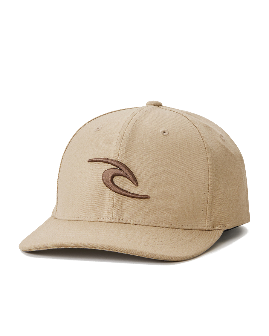 The Rip Curl Mens Tepan Flexfit Cap in Sand Dune