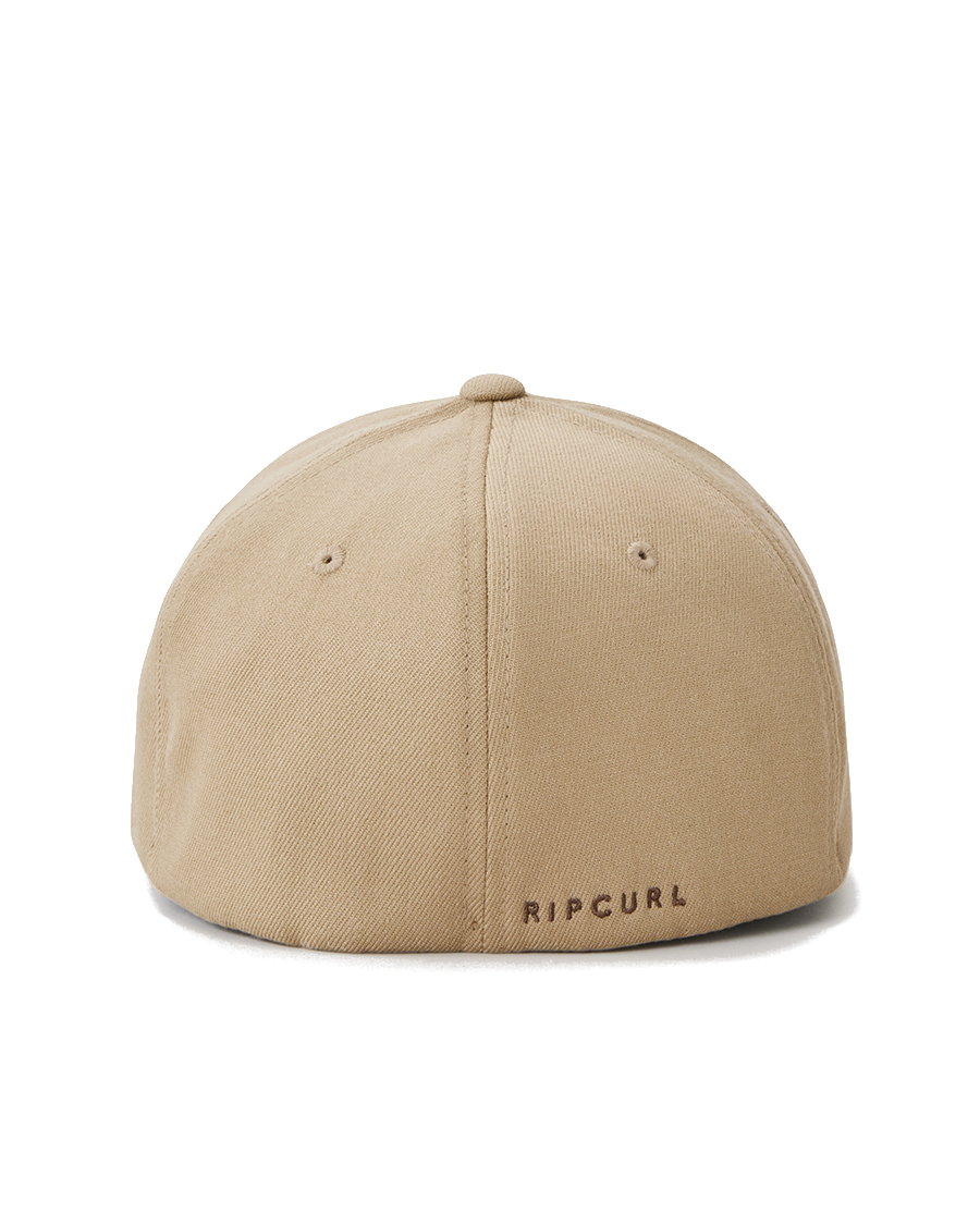 The Rip Curl Mens Tepan Flexfit Cap in Sand Dune