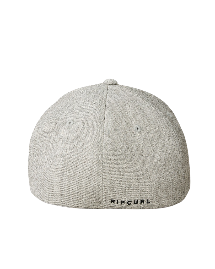 The Rip Curl Mens Tepan Flexfit Cap in Light Grey Heather