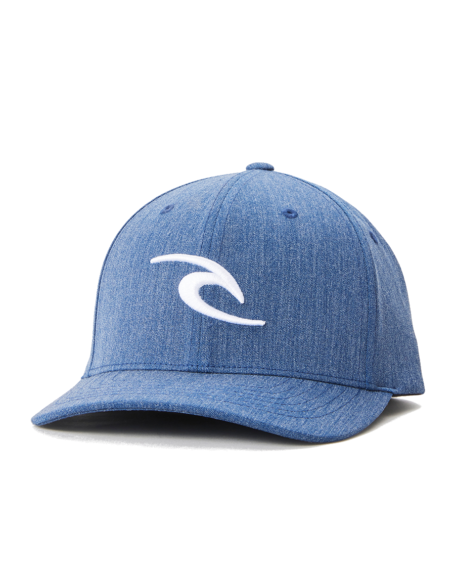 The Rip Curl Mens Tepan Flexfit Cap in Navy
