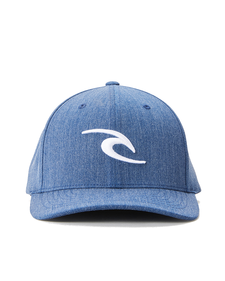 The Rip Curl Mens Tepan Flexfit Cap in Navy