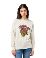 The Wrangler Womens Raglan Sweatshirt in Vintage White
