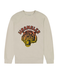 The Wrangler Womens Raglan Sweatshirt in Vintage White