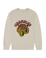 The Wrangler Womens Raglan Sweatshirt in Vintage White