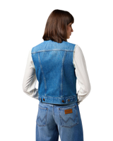 The Wrangler Womens Shrunken Denim Jacket in Leaving Town