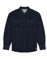 The Wrangler Mens Casey Jones Utility Shirt in Medium Indigo