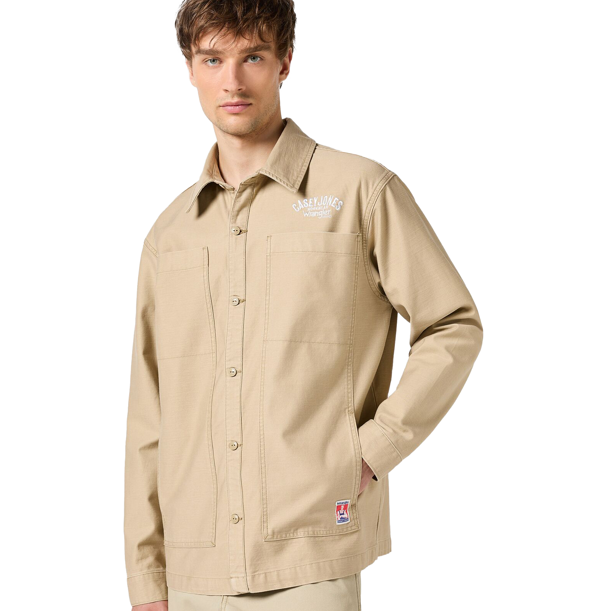 Casey Jones Shacket in Saddle
