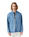 The Wrangler Mens Casey Jones Jacket in Faded Indigo
