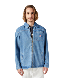 The Wrangler Mens Casey Jones Jacket in Faded Indigo