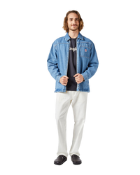 The Wrangler Mens Casey Jones Jacket in Faded Indigo