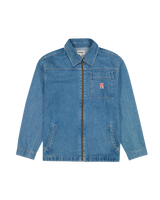 The Wrangler Mens Casey Jones Jacket in Faded Indigo