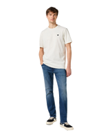 The Wrangler Mens Sign Off T-Shirt in Vintage White