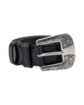 The Wrangler Big Buckle Belt in Black