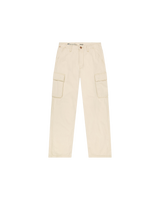 The Wrangler Mens CJ Loose Cargo Trousers in Ecru