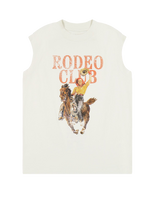 The Wrangler Womens Muscle Vest in Vintage White