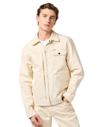 Embroidered Jacket in Ecru