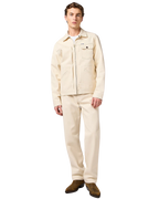 The Wrangler Mens Embroidered Jacket in Ecru