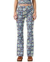 Mid Rise Boot Trousers in Medallion