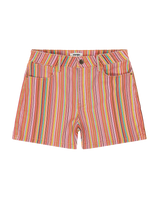 The Wrangler Womens Cowboy Walkshorts in Candy Stripe