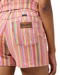 The Wrangler Womens Cowboy Walkshorts in Candy Stripe