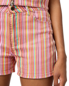 The Wrangler Womens Cowboy Walkshorts in Candy Stripe