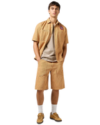 The Wrangler Mens CJ Mechanic Shirt in Orange Stripe