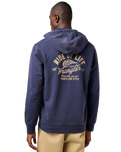 The Wrangler Mens Americana Hoodie in Navy