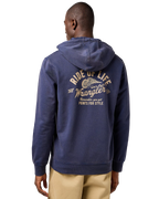 The Wrangler Mens Americana Hoodie in Navy