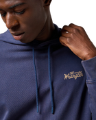 The Wrangler Mens Americana Hoodie in Navy