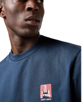 The Wrangler Mens CJ Graphic T-Shirt in Dark Navy