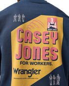 The Wrangler Mens CJ Graphic T-Shirt in Dark Navy