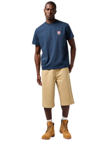 The Wrangler Mens CJ Graphic T-Shirt in Dark Navy