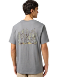 The Wrangler Mens Graphic T-Shirt in Pewter