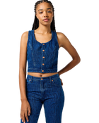 The Shirt Top in Groovy Jacquard