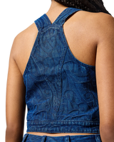 The Wrangler Womens The Shirt Top in Groovy Jacquard