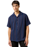 Resort Shirt in Navy Stripe