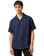 Resort Shirt in Navy Stripe