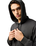 The Wrangler Mens Sign Off Hoodie in Faded Black