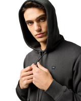 The Wrangler Mens Sign Off Hoodie in Faded Black